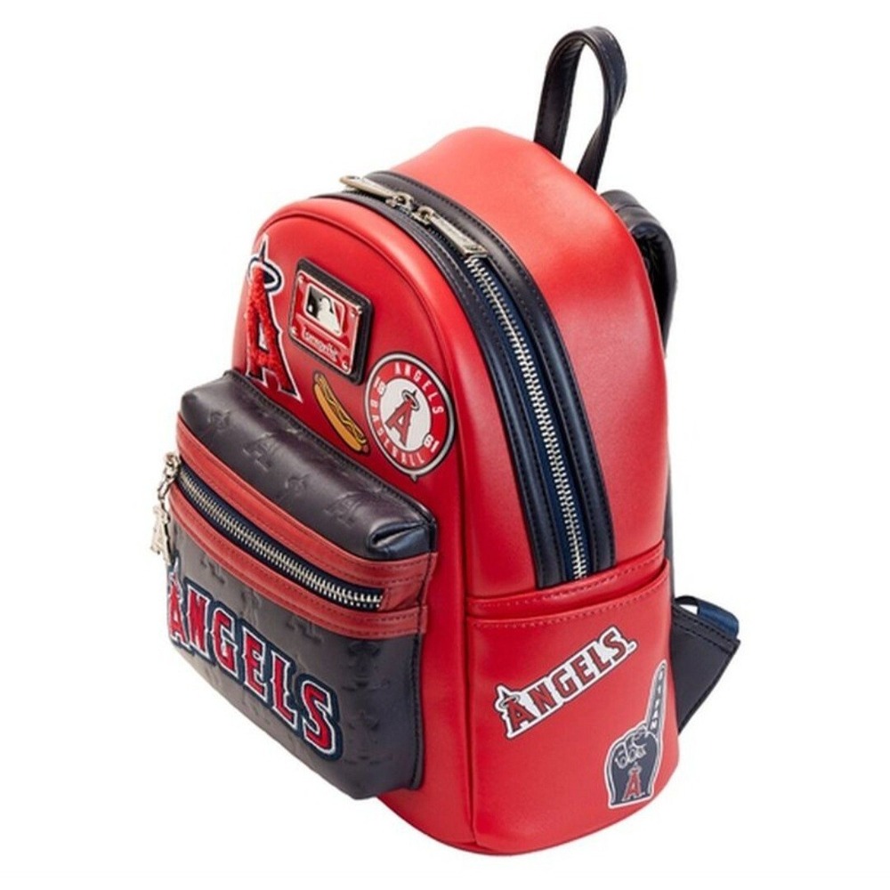 Loungefly MLB Los Angeles Angels Patches Mini Backpack - Picture 2 of 10